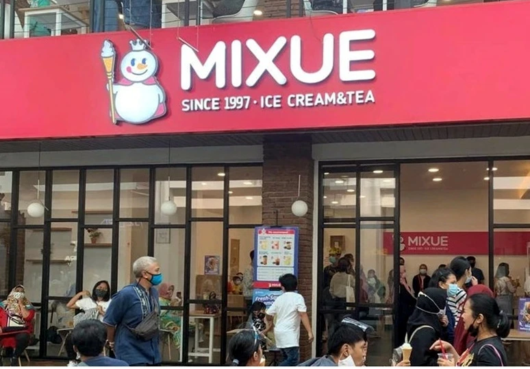 gerai mixue sebagai contoh apa itu pasar internasional