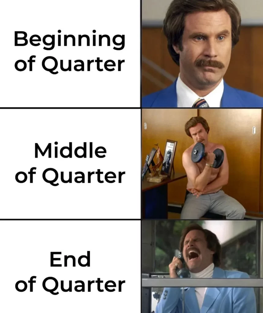 sales quarters be like